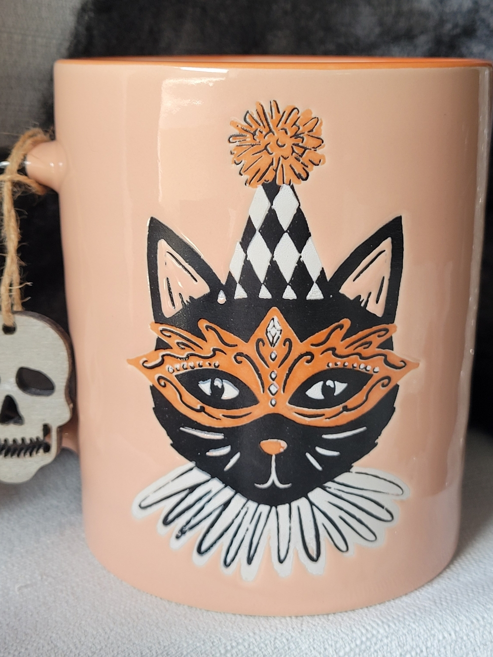 Primo Designs Halloween Cat Masquerade Mug - Picture 2 of 4